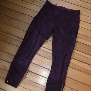 LULU LEMON 3/4 length leggings